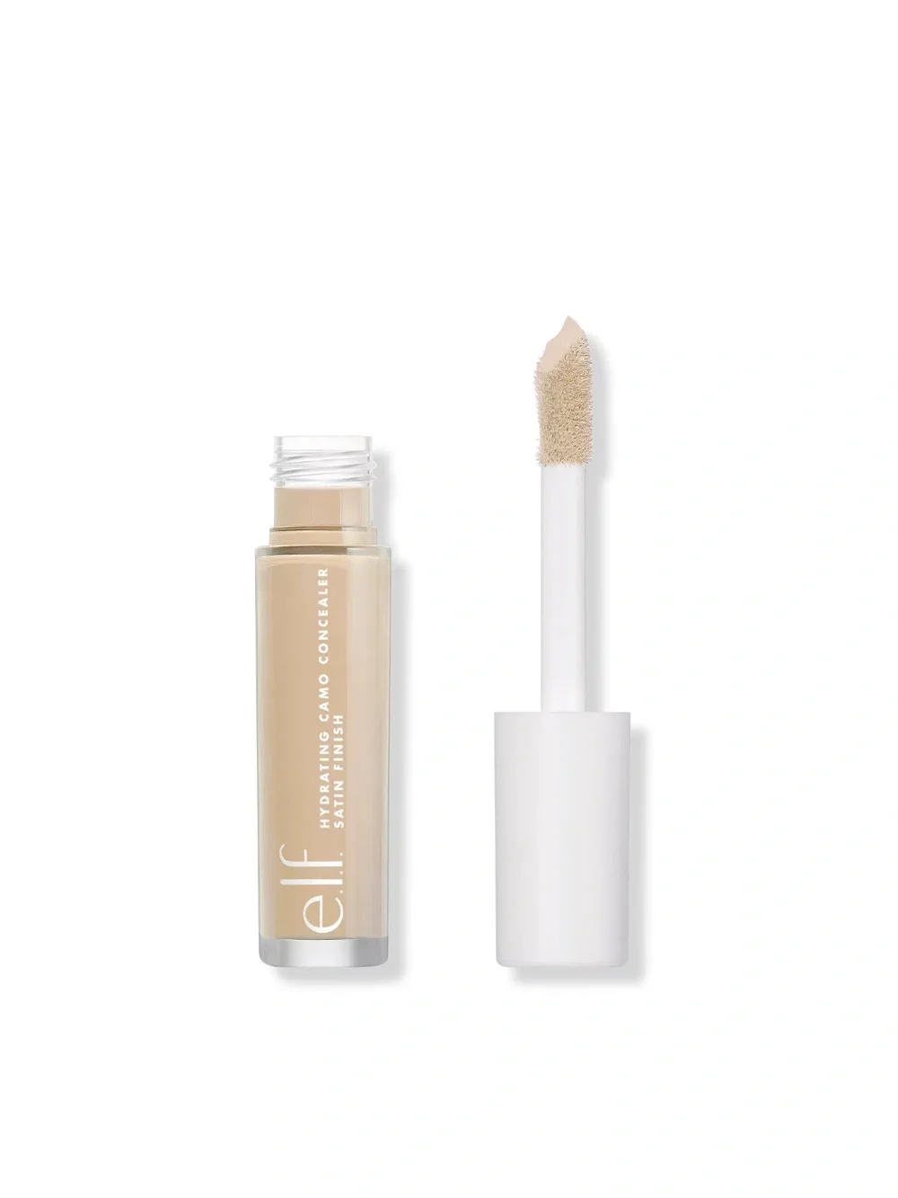 elf Hydrating Camo Concealer in Light Beige Full Coverage Satin Finish